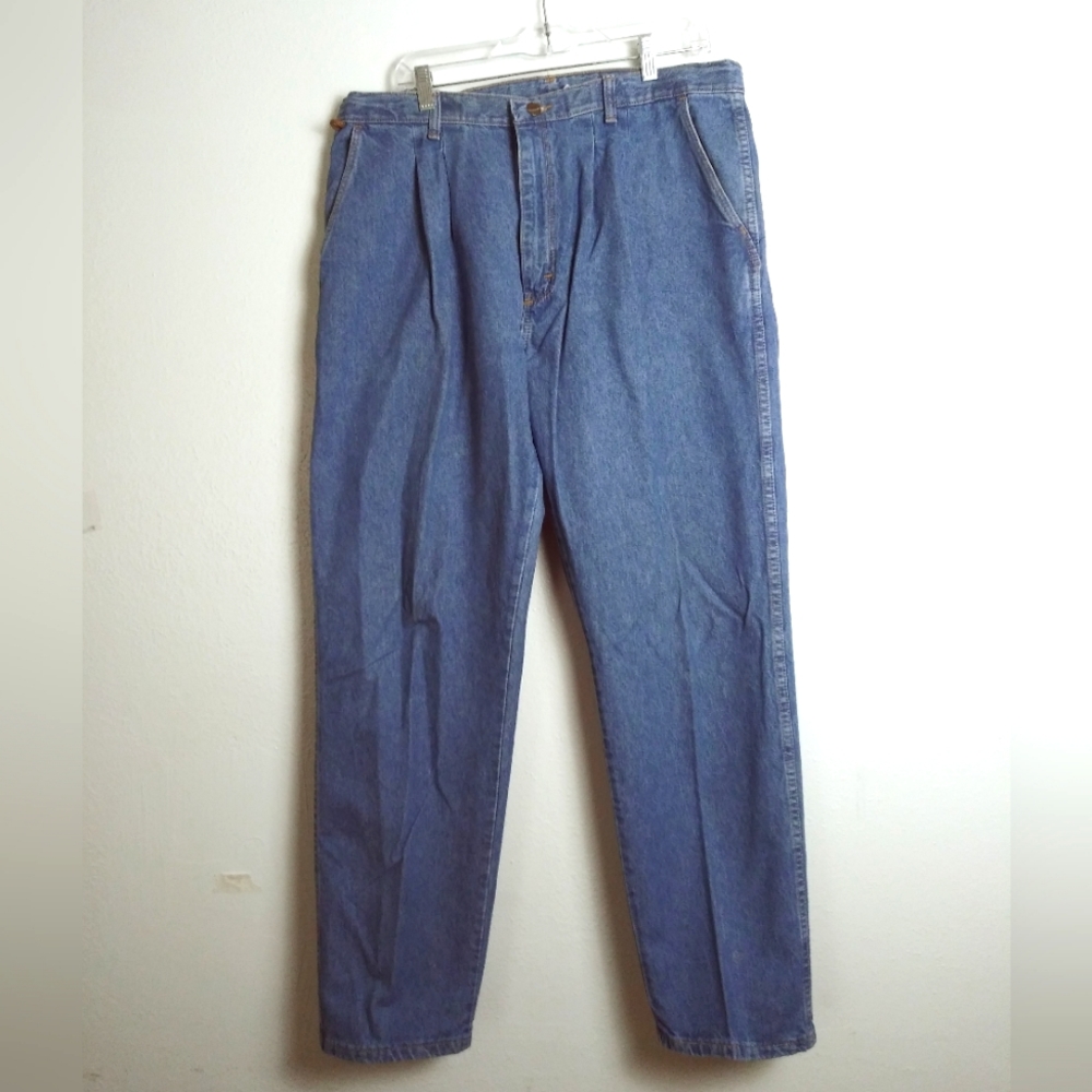 Wrangler Rugged Wear Vintage Carpenter Jeans Pant Men's Size 38X32 Medium Wash